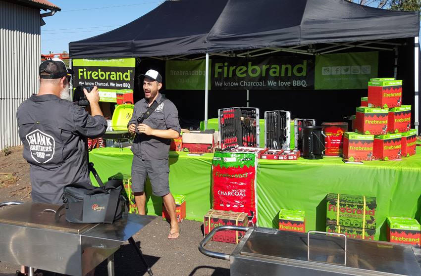 Shank Brothers BBQ getting famous! — at Orange Showground.
