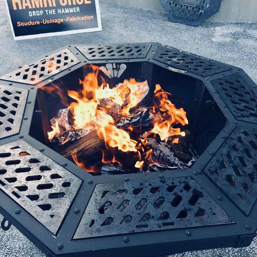 Hamrforge El Padre Fire Pit And Charcoal Grill Firebrand Bbq