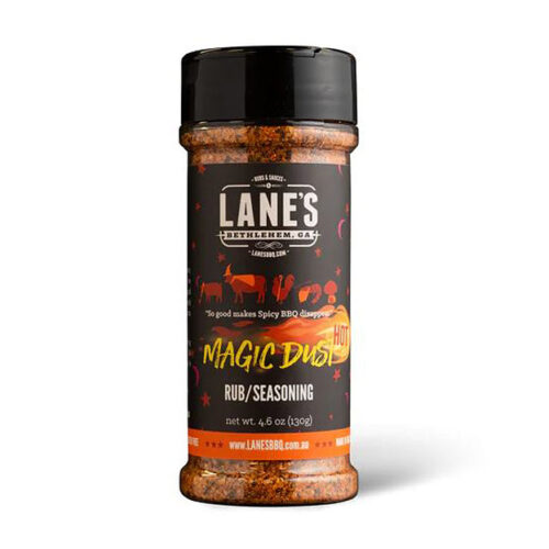 Lanes Bbq Magic Dust Hot Seasoning 130g 331g Firebrand® Bbq 0937