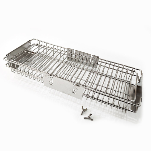 X LARGE Heavy Duty Stainless Steel Adjustable Rotisserie Grill Basket